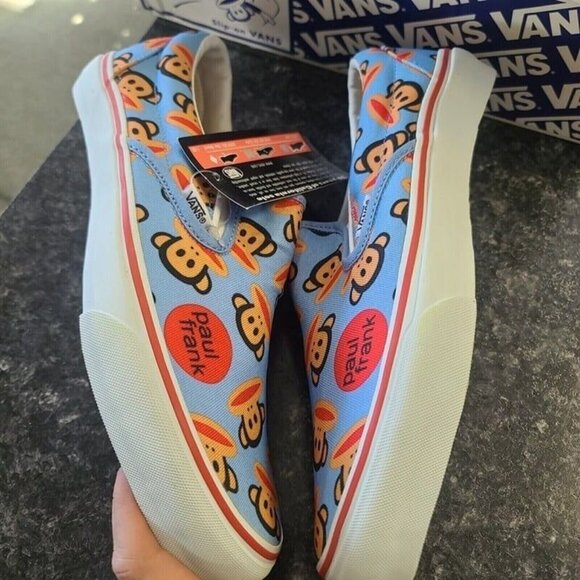 Vintage Paul Frank Julius Vans, Mens, 2001 Slip-on Sneakers *RARE*, Size 11 main image 11